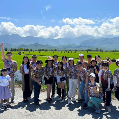 EMBA師生參加2022騎士烏托邦哈雷祈福慈善騎行，公益推廣活動，響應「富里有人」